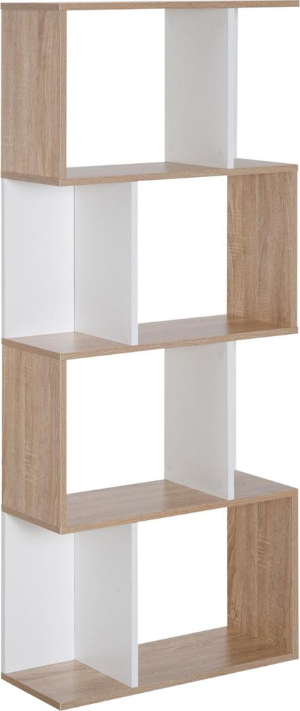 HOMCOM Bibliothèque, Étagère sur 5 Niveaux, Meuble de Image du produit 