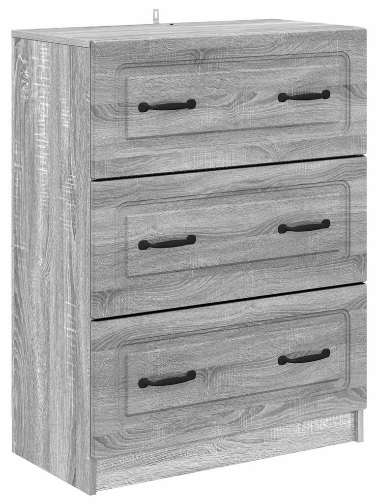 Schubladenschrank Graues Sonoma 66 x 34,5 x 87 cm Holzwerkstoff