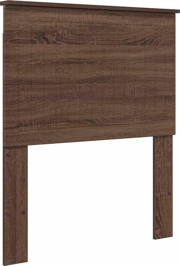 vidaXL Kopfteil mit Kopfteil Braun Eichen-Optik 80 cm Holzwerkstoff