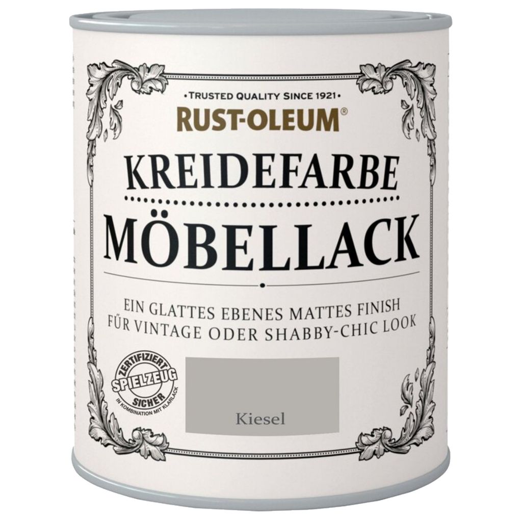 Rust-Oleum Kreidefarbe Möbellack 750 ml kiesel