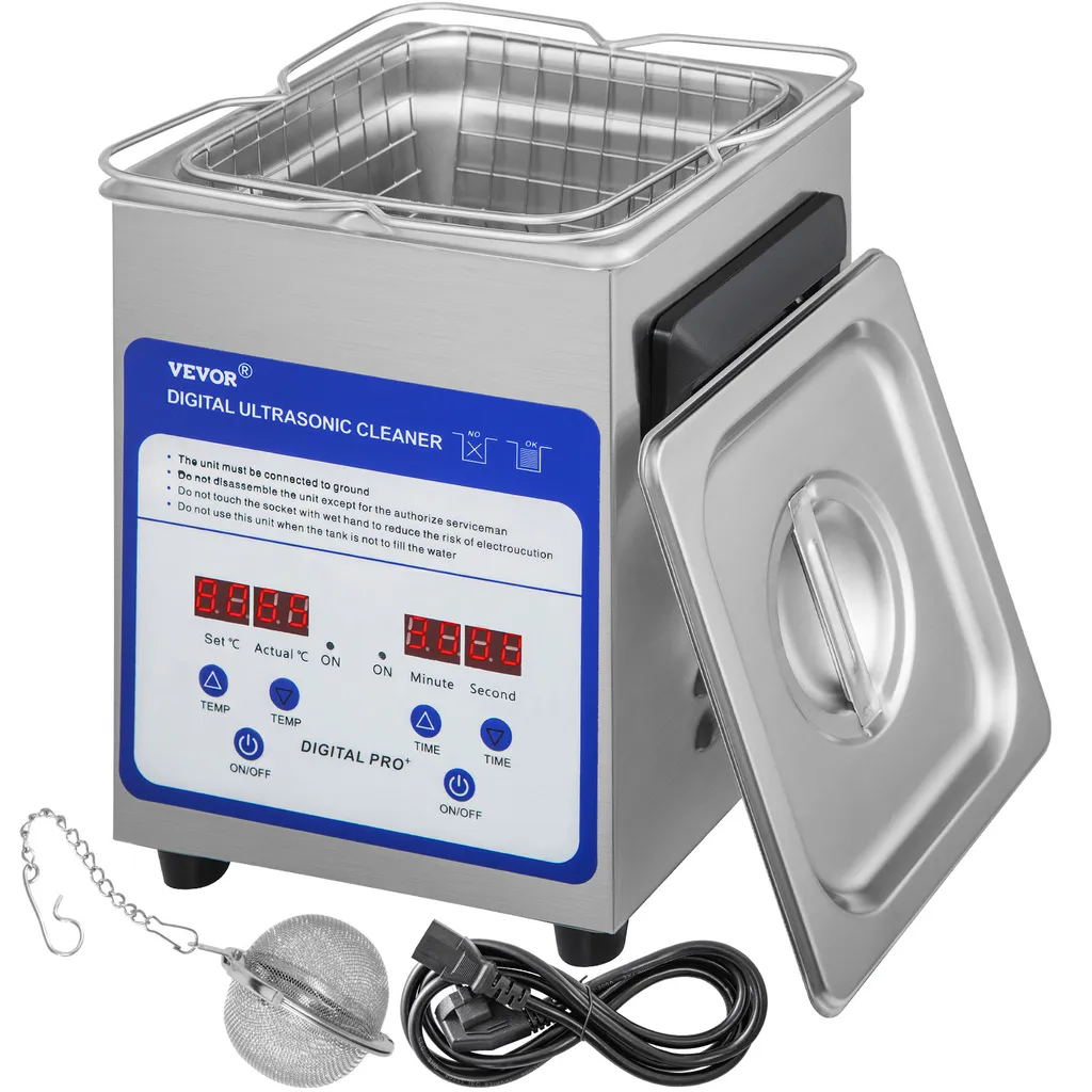Nettoyez vos Bijoux Ternis avec ce Bac Ultrasons 2L Inox et Pro