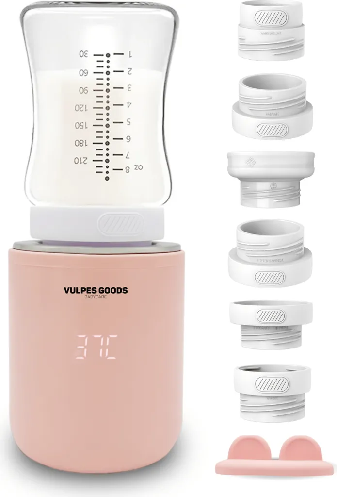 Chauffe-biberon rechargeable sans fil avec 6 adaptateurs - Nomade Pro