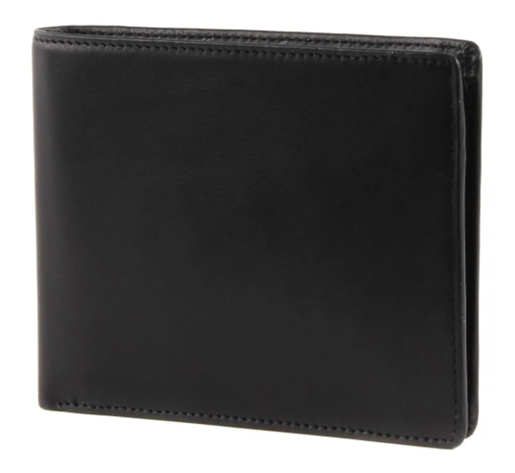 Esquire Pelle portafoglio Logo Left - Hander Wallet Black nero