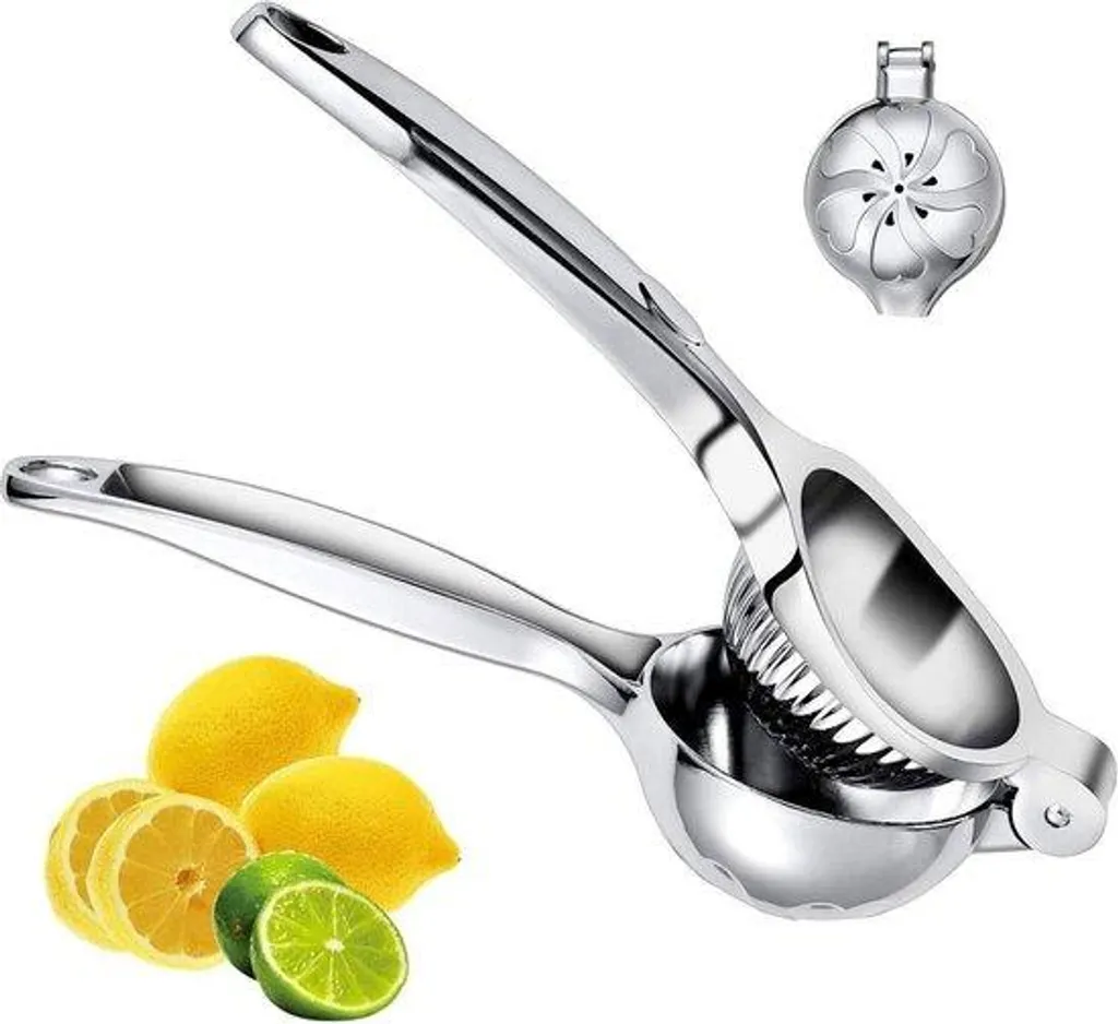 Presse-agrumes manuel inox incassable pour jus de citron frais maison