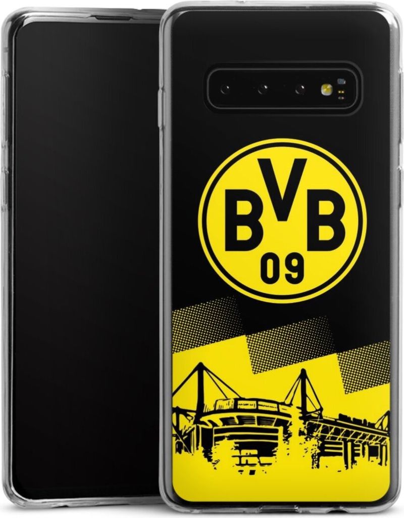 DeinDesign Slim Hülle für Samsung Galaxy S10 Silikon Case Ultra Dünn Handyhülle BVB Borussia Dortmund Stadion