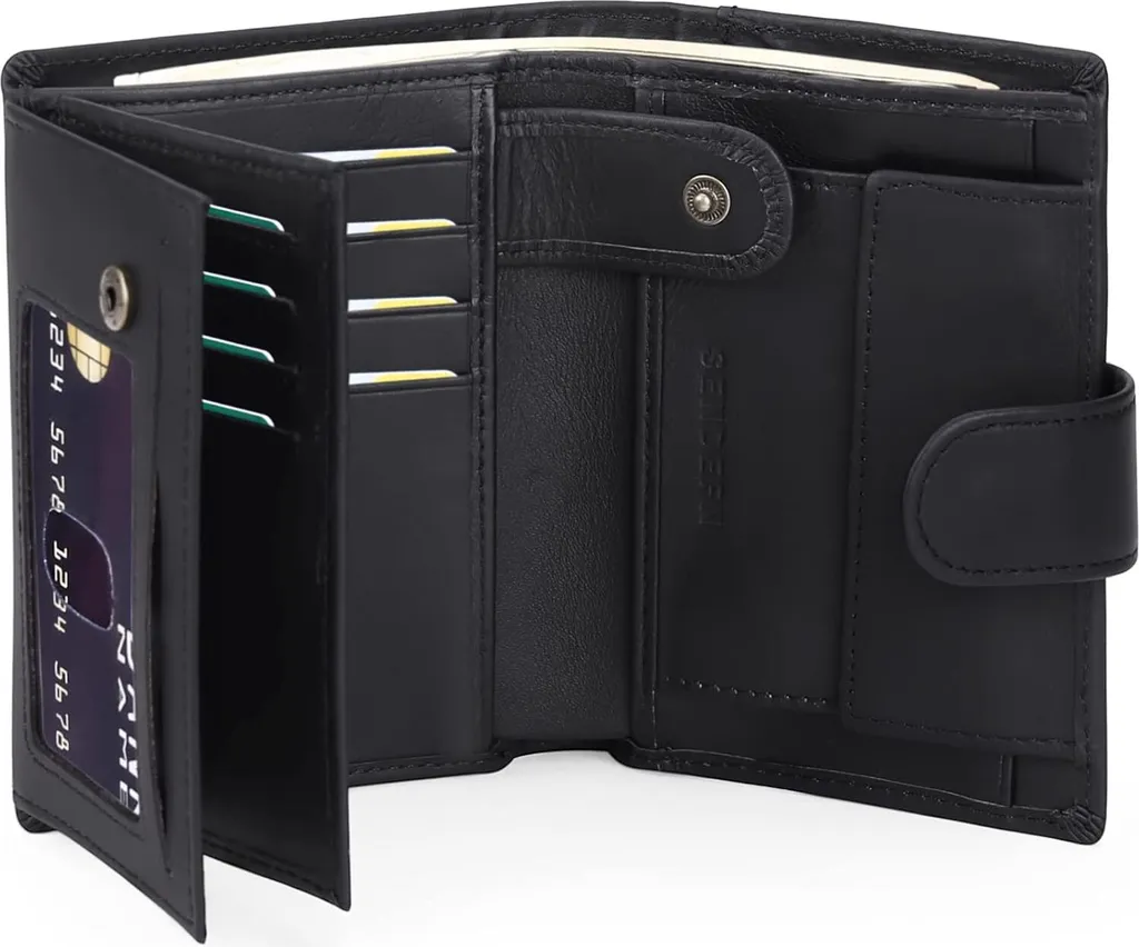 Portafoglio Grande Verticale Uomo - RFID Blocking & 16 Slot Carte