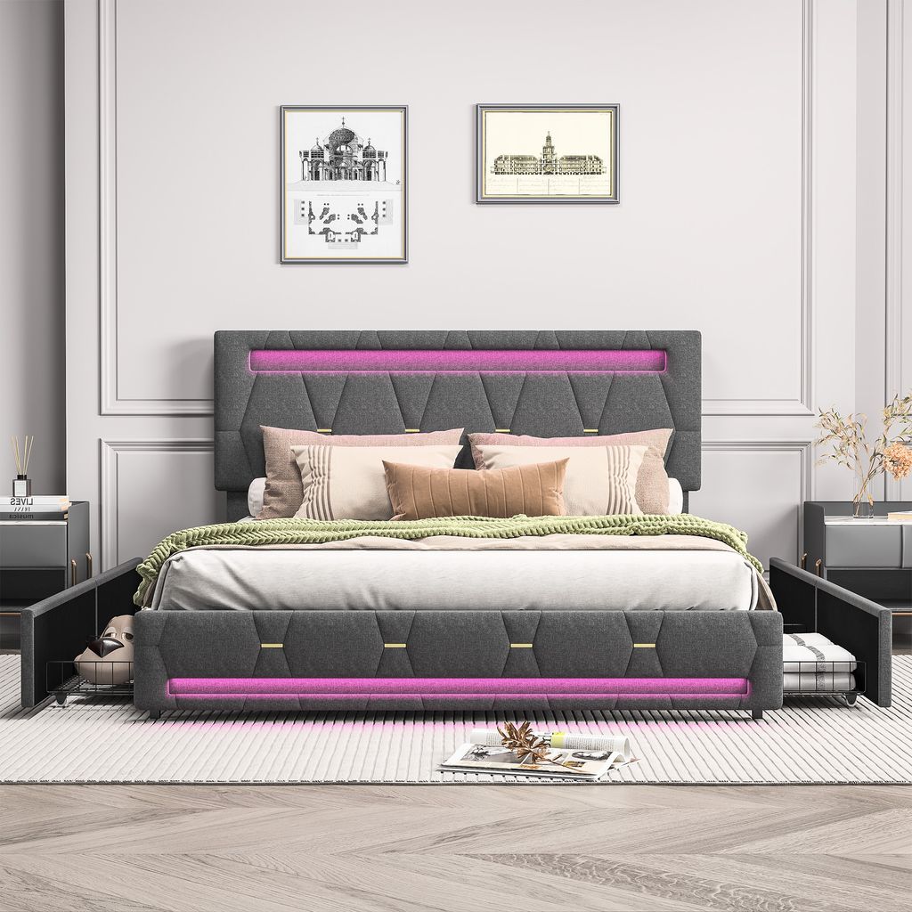 Čalúnená posteľ ProximaX 160x200 cm, posteľ pre mladých Obrázok produktu 
