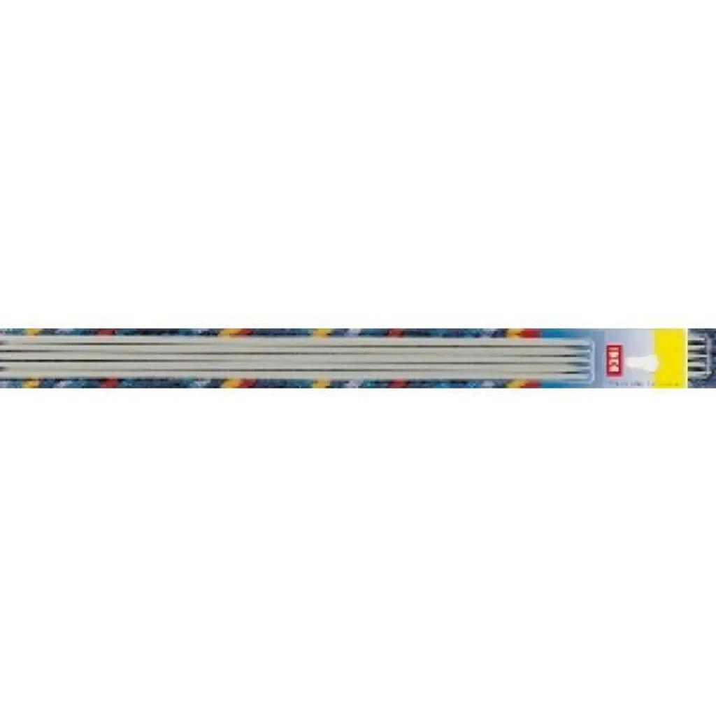 Gioco di 5 Ferri per Calze 3,00 mm x 15 cm - Alluminio Grigio Anti-Attrito