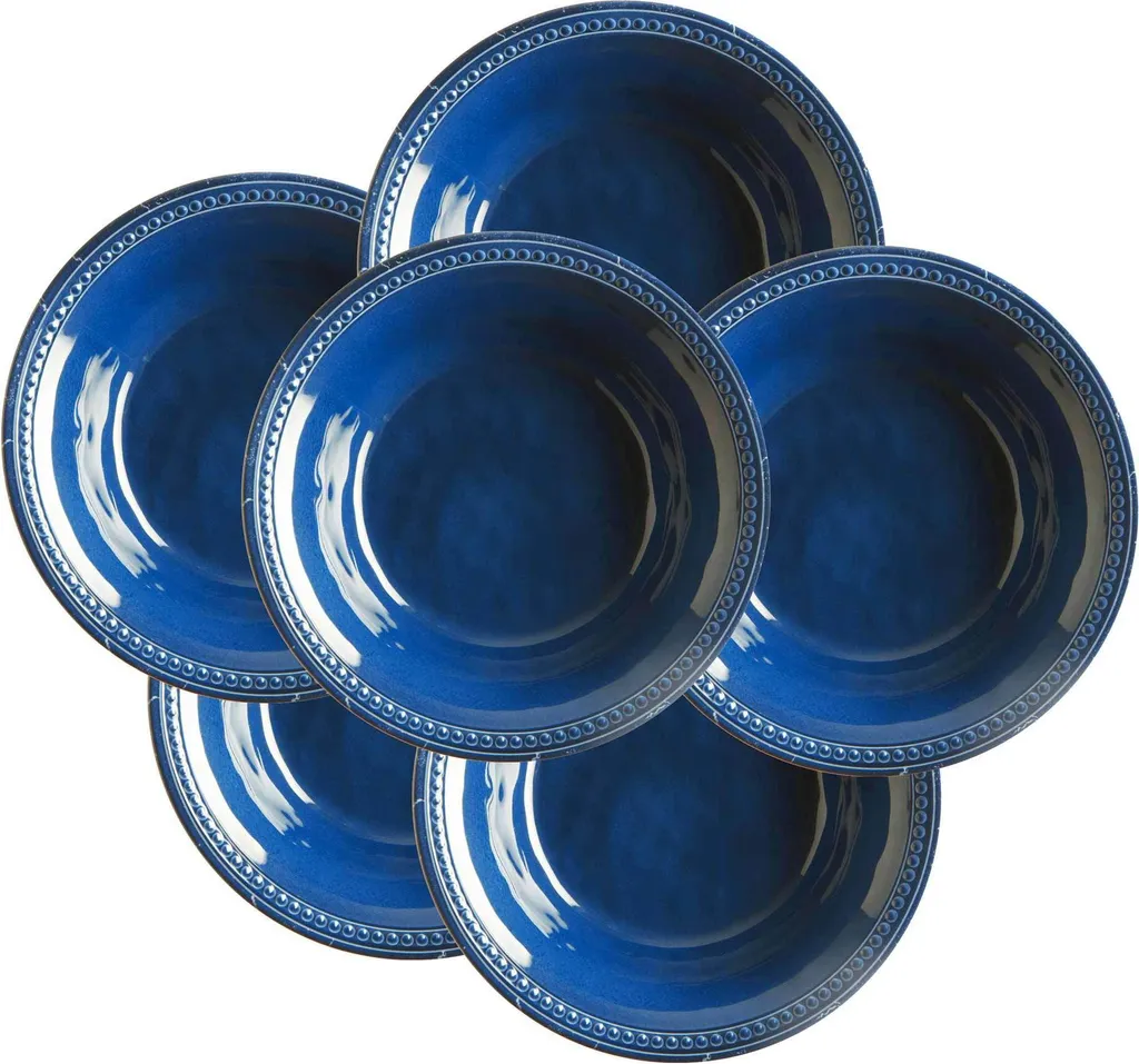 Suppellettile Blu Harmony 20,5 cm - Set 6 Bicchieri Design Moderno