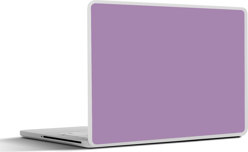 MuchoWow Laptop Aufkleber Sticker Cover Innenbereich - Violett - Farben - Farbe - Einfarbig 25x18 cm - Laptop-Deko