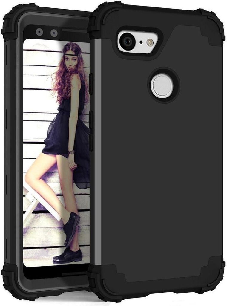 Google Pixel 3 XL Hülle, LaimTop Heavy Duty 3 in 1 Hybrid Produktbild 
