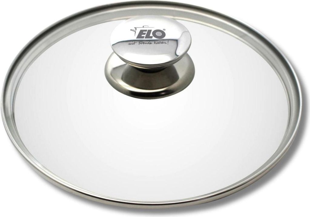 ELO Couvercle en verre Galant Ø16cm avec bord en acier Image du produit 