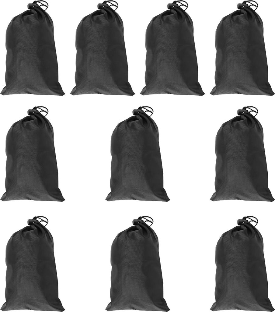 Schwarzer Kordeltrad -Beutel Polyester Beutel wasserdichtes Überspringen von Seillager
