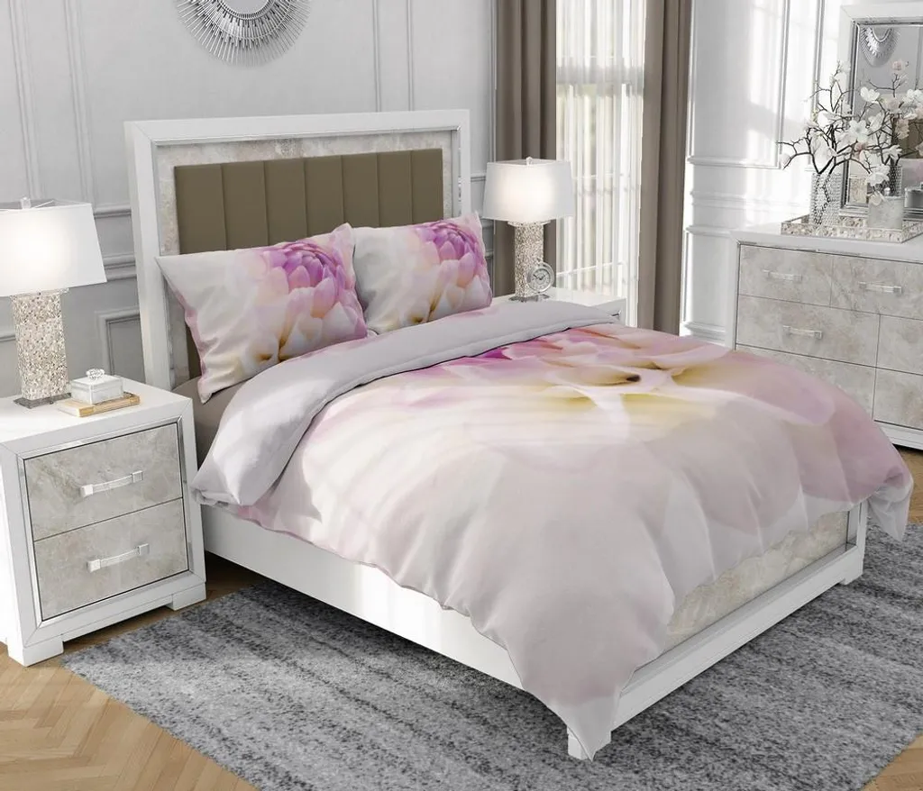 Biancheria da letto 200x220 cm + 2x70x80 cm, set 3 pezzi, 100% cotone, cerniera, multicolore - SOVIO | So.0209
