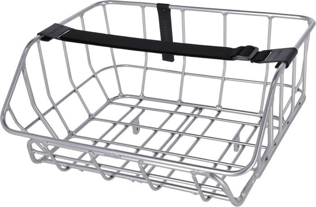 Basil Fahrradkorb Portland chrom 43x36x22 cm Produktbild 