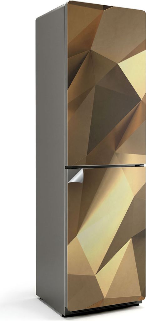 Geädertes Marmormuster – Kühlschrank Aufkleber – Klebefolie Kühlschrank – Kühlschrank Dekor – Kühlschrankfolie selbstklebend – Küch...