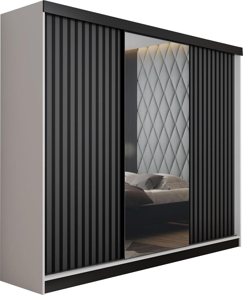 KIER FURNITURE MALANI 200 víceúčelová skříňka - bílá + Obrázek produktu 