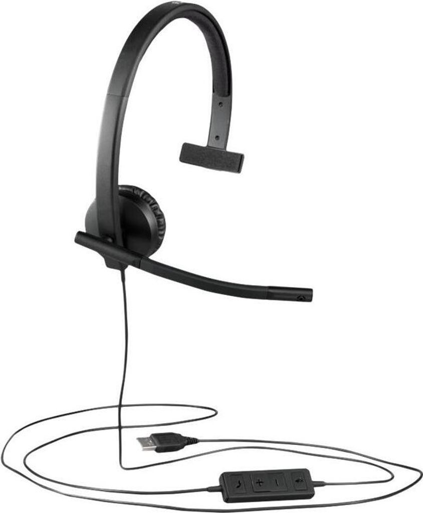 Logitech H570e - Headset - On-Ear - kabelgebunden - USB-C - Produktbild 