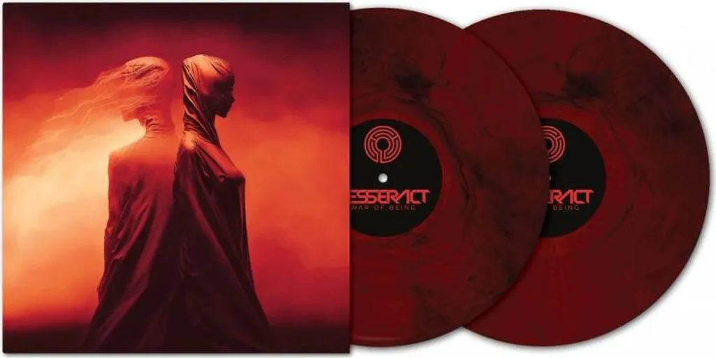 TesseracT War Of Being Vinyle Rouge Marbré Noir Limited Tour Edition 2LP
