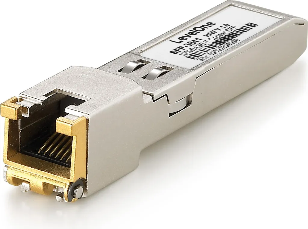 Ricetrasmettitore LevelOne SFP-3841 Copper SFP | 100m RJ-45 Gigabit