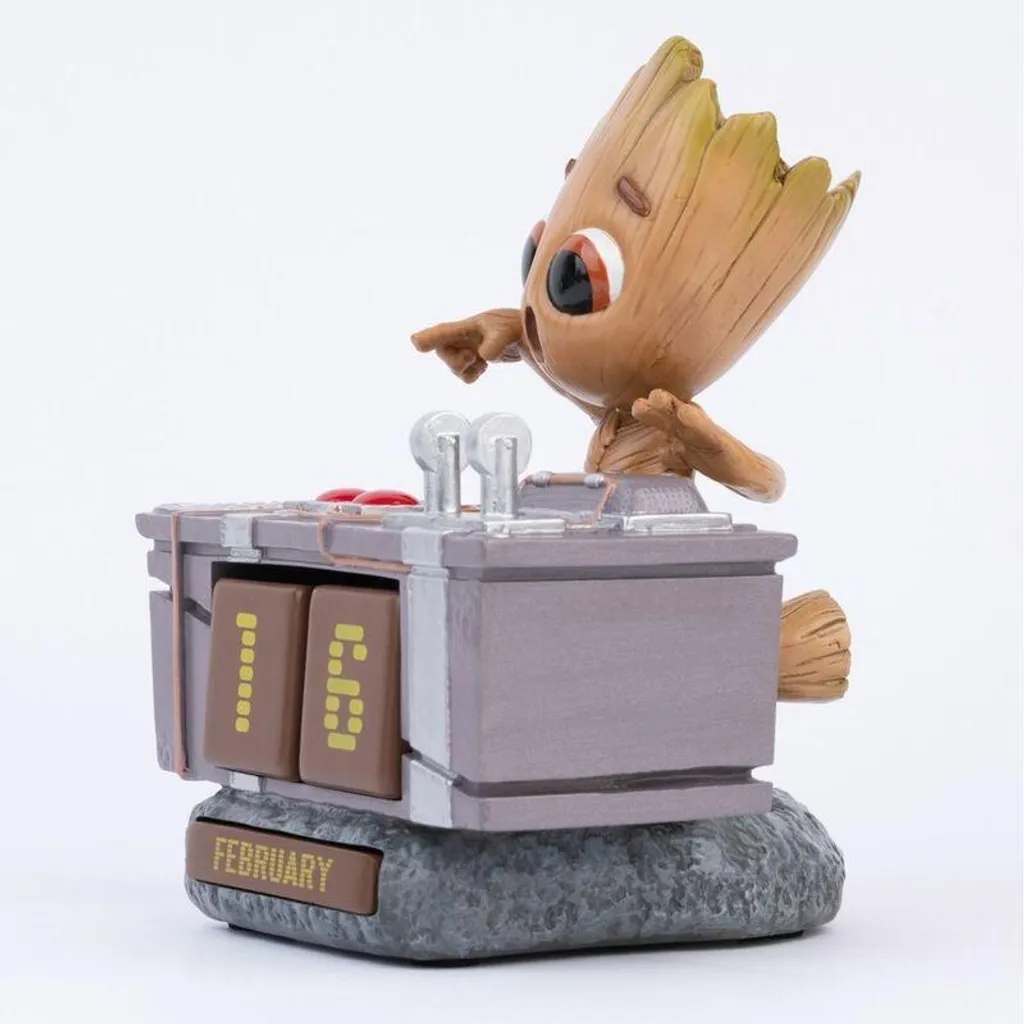 Calendrier Groot Marvel 3D décoration originale pour bureau et salon - 3