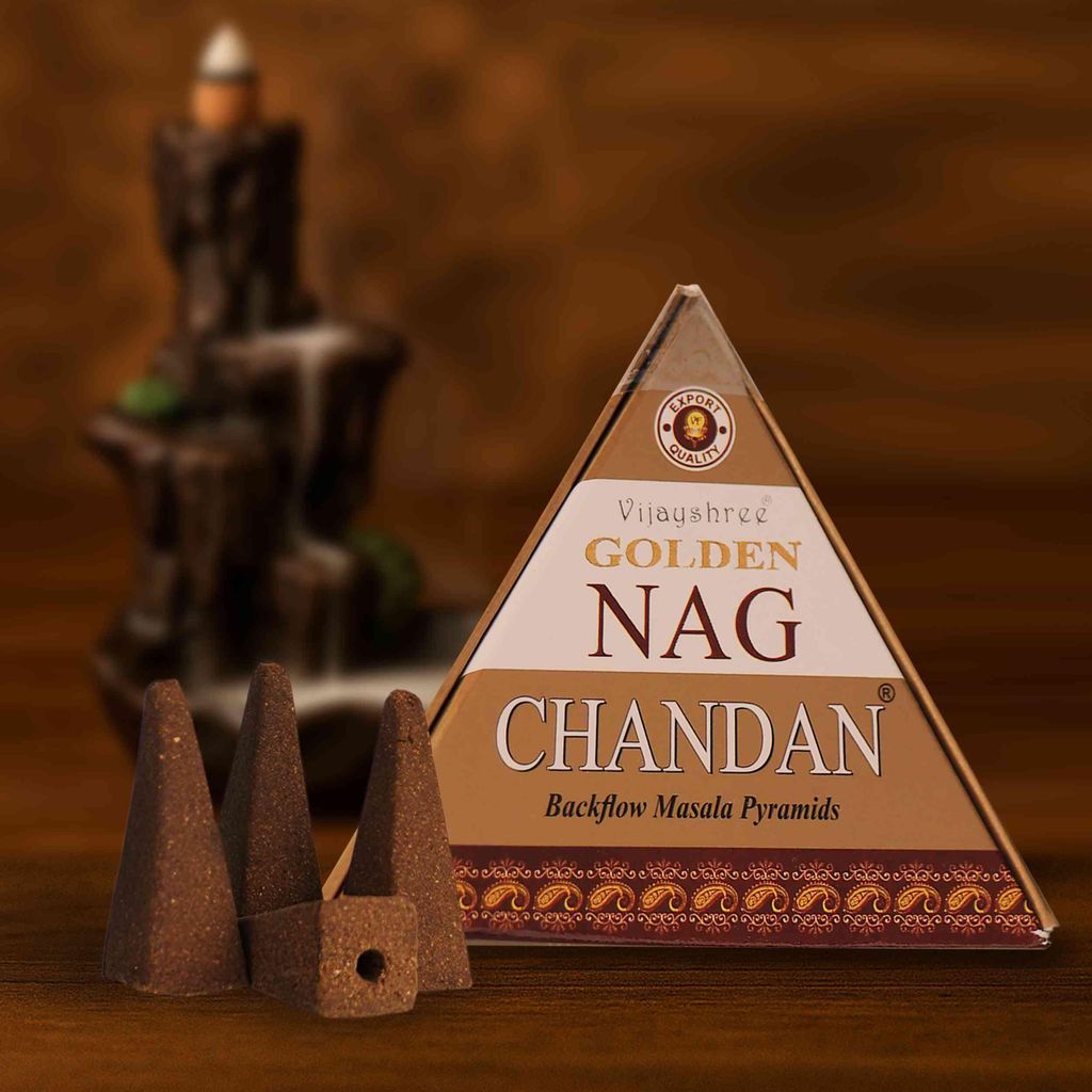 Räucherkegel & Räucherpyramiden Chandan (10 Stk) – Räucherwerk Sandelholz
