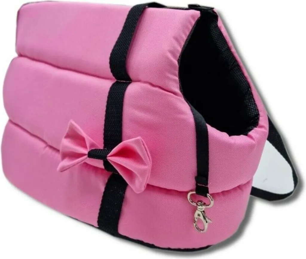 Borsa Trasportino Cani Rosa per Piccola Taglia - Borsa per Cani Elegante