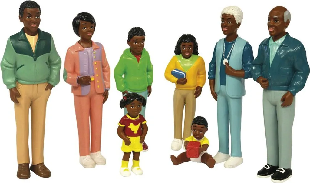 Figurines éducatives Miniland : Pour découvrir la famille africaine