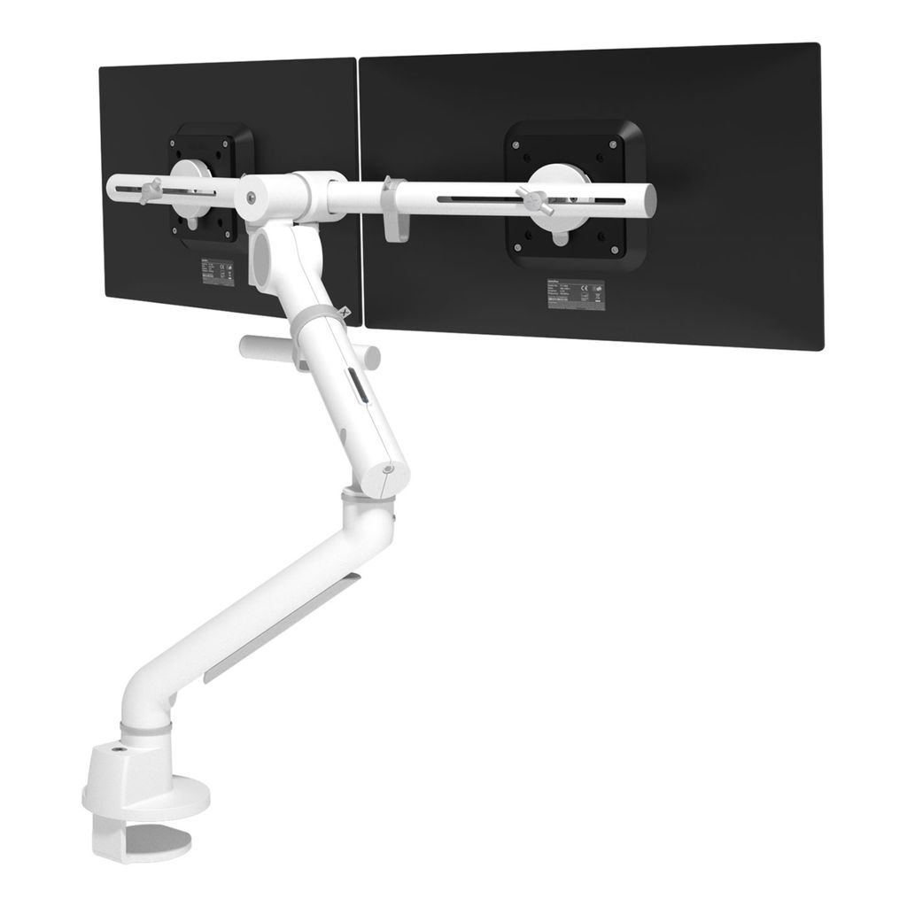 Dataflex Viewgo pro, Klemme /Bolzen, 4 kg, 75 x 75 mm, 100 x 100 mm, Höhenverstellung, Weiß