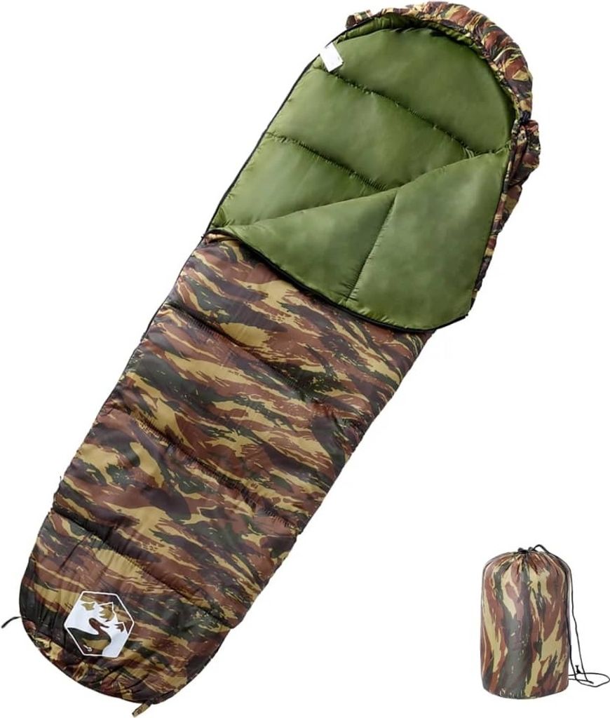 Mumienschlafsack für Erwachsene Camping 3 Jahreszeiten