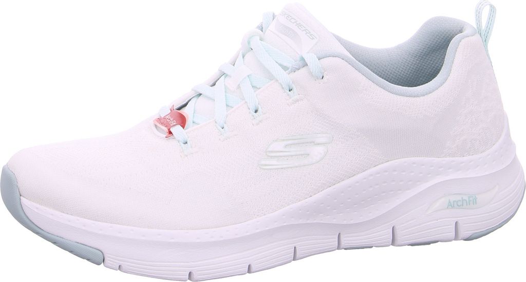 Skechers Arch Fit sportlicher Schnürer Weiß Produktbild 