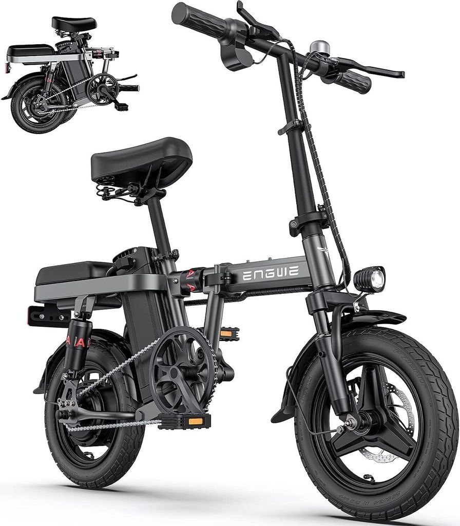 E-bike skládací kola elektrické kolo, 14" pneumatiky e-bike Obrázek produktu 