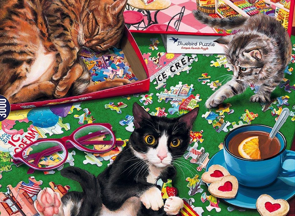 BLUEBIRD Puzzle Katze Jigsaw Puzzle 3000 Teile