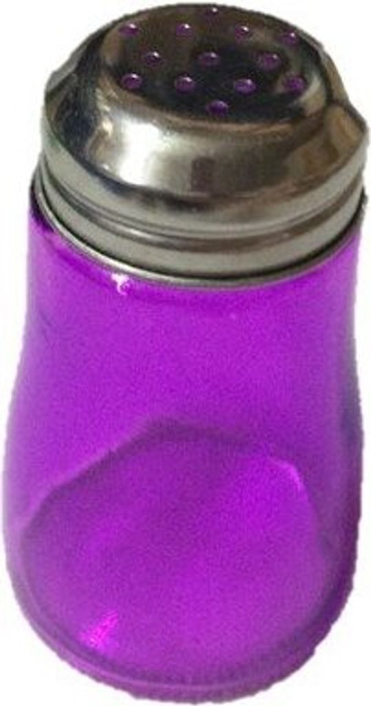 Minisalzstreuer lila Retro Design