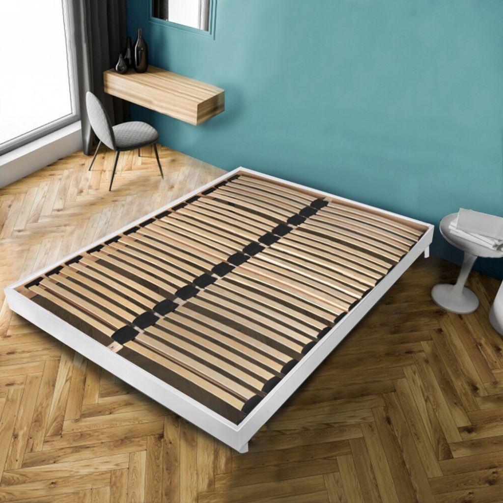 BETTRAHMEN SOMKIT mit Einlegerahmen/ 160x200, Weiß