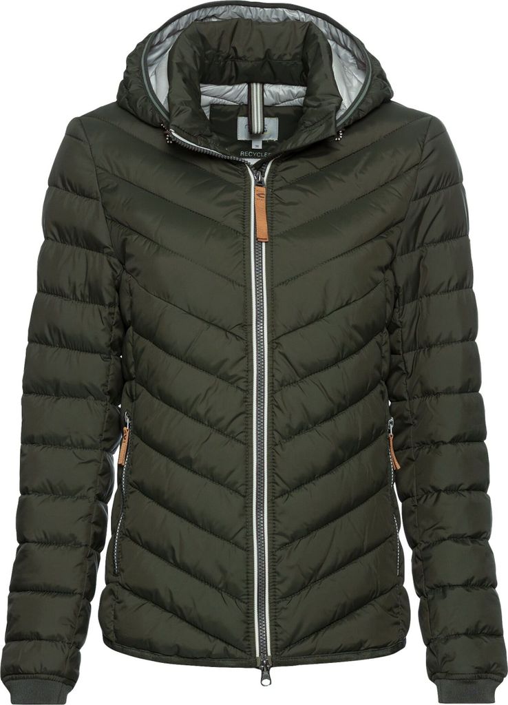 camel active Damen Steppjacke aus recyceltem Polyester Produktbild 