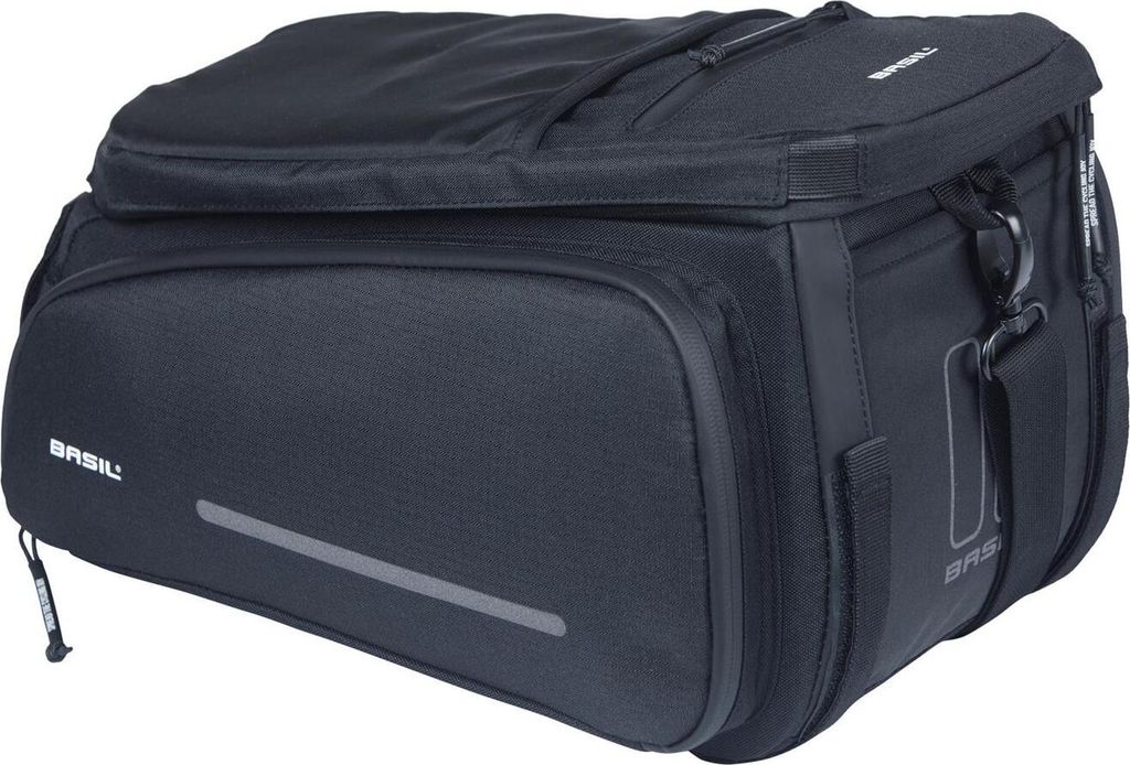 Basil Move Gepäckträgertasche 10-26l Schwarz  Schwarz One Produktbild 