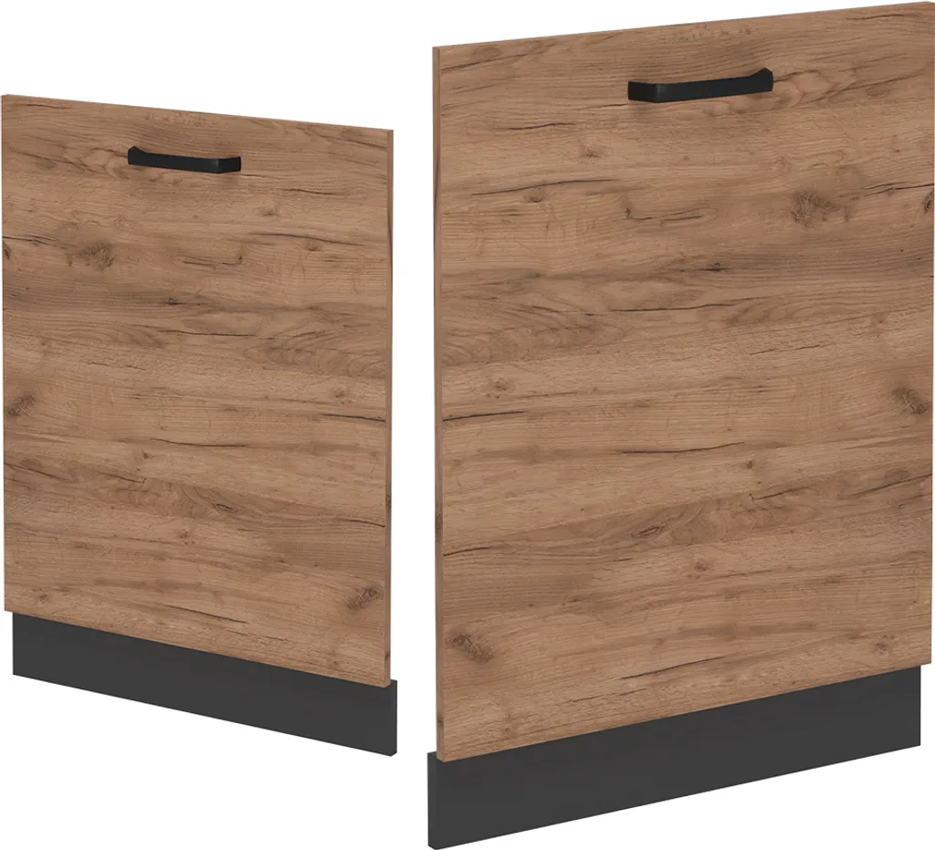 Frontale per Lavastoviglie 60 cm Vicco R-Line Quercia e Antracite - 5