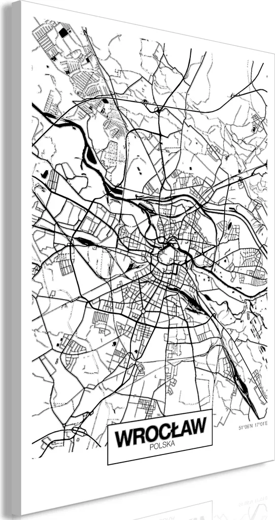 Offerta Quadro Breslavia 80x120 - Tela Artistica Città - Prezzo Speciale