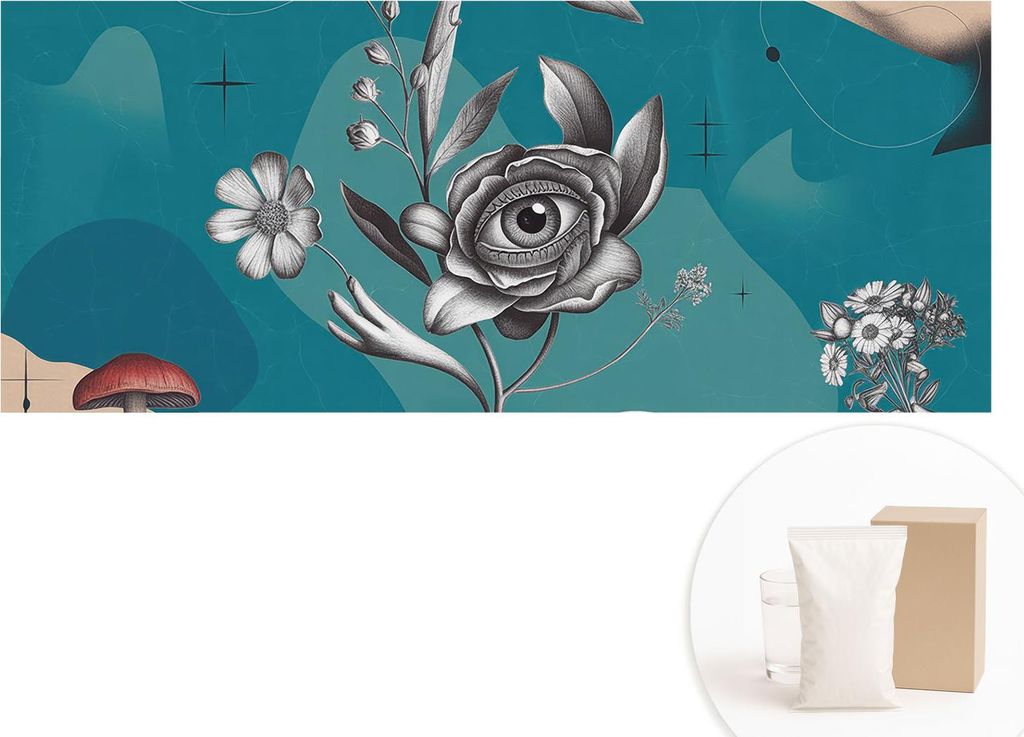 Fototapete - Wandbilder für Wohnzimmer - 208x146 cm - Dekorative Wandfolie - Modernes Design für Wanddekoration - Tapeten für Innenräume - Blü...