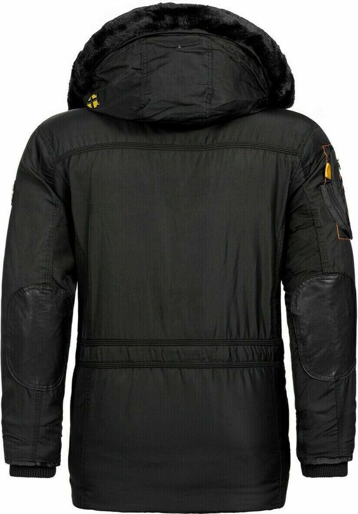 Geographical Norway Abeille Dame, warme halfdikke parka voor dames, herfst en winter, fijne mantel met capuchon en imitatiebont, windjack, ideaal elegant cadeau voor dames, taupe, XL