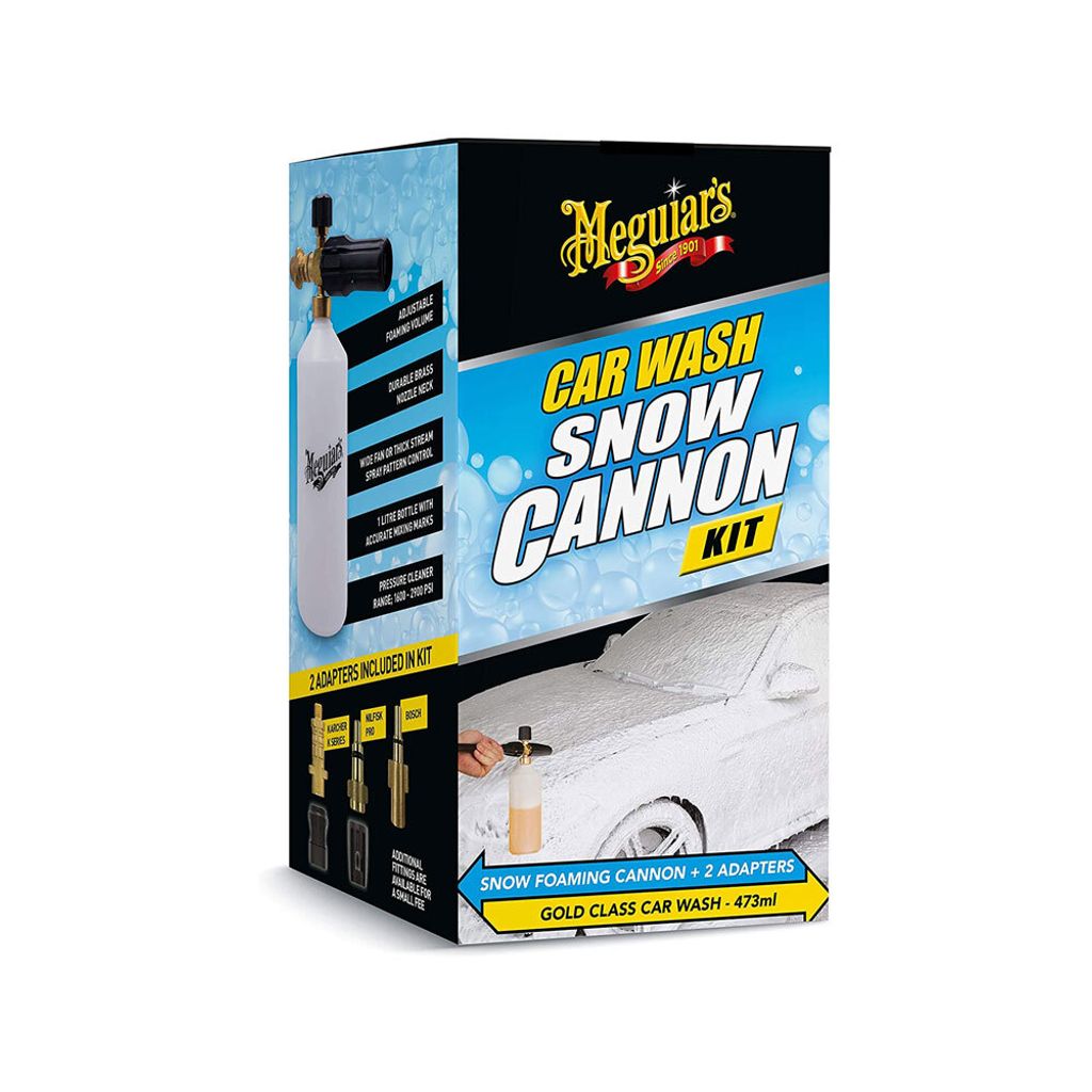 Meguiar’s G192000EU Snow Foam Cannon Kit, Kanone für Schiuma