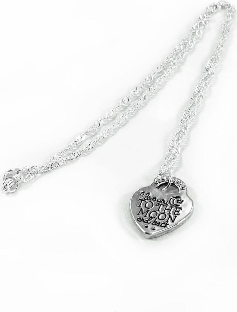 Oblique Unique Halskette Anhänger I Love you to the Moon Produktbild 