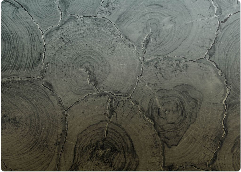 Holzmaserungen Struktur – Bodenschutzmatte – Stuhlunterlage 140x100 cm – Rutschfest – Hartbodenmatte