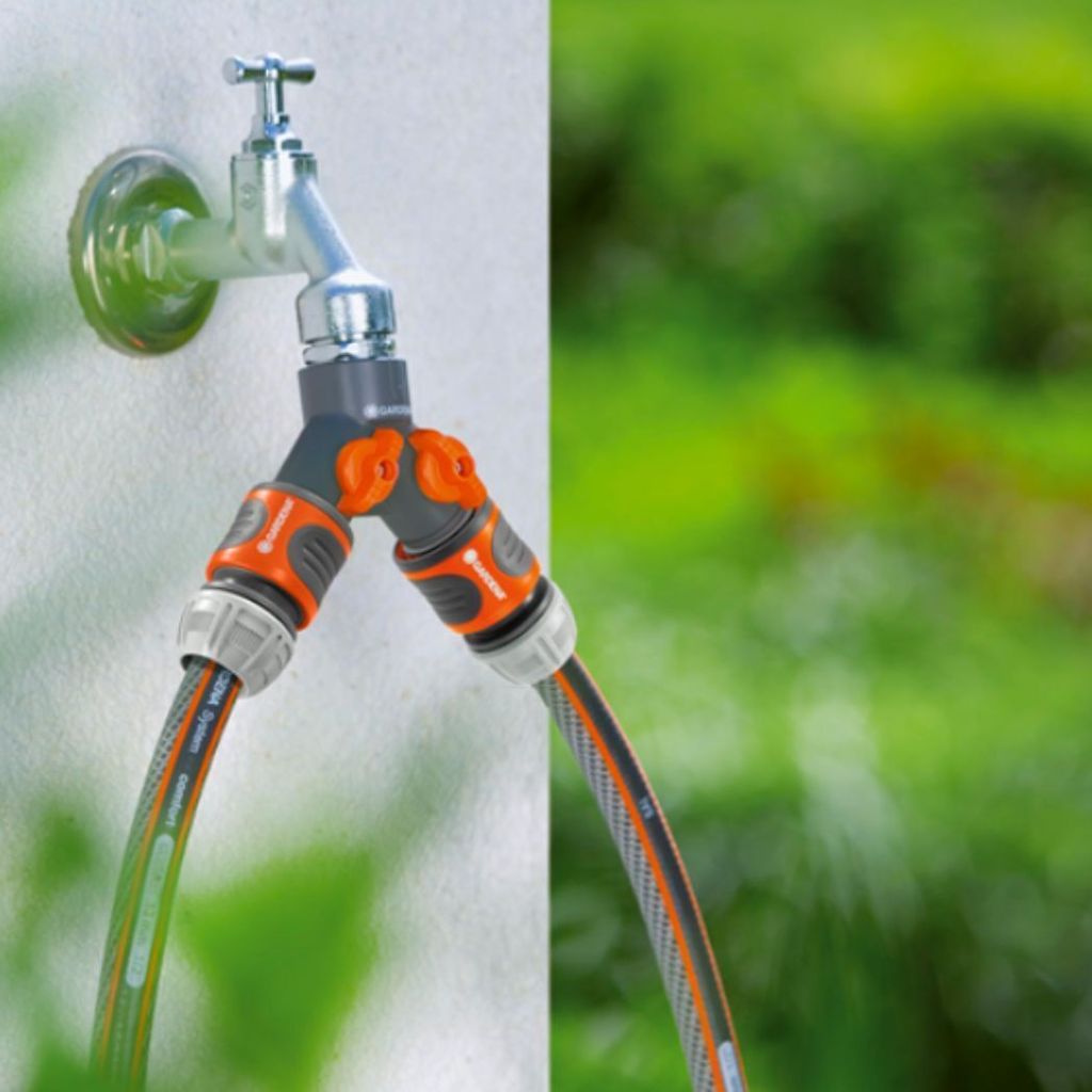 GARDENA Wasserverteiler für Gartenschlauch 2-Wege Produktbild 12