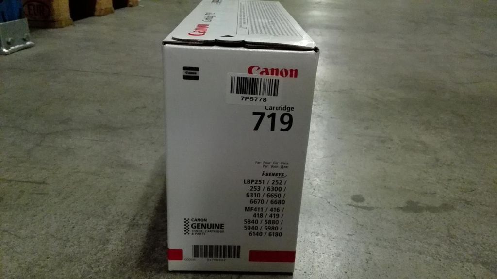 Canon 719 original Toner Schwarz für ISensys Laserdrucker Produktbild 