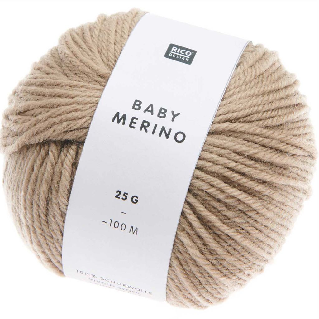 Gomitolo di lana - Beige - Baby Merino Immagine del prodotto 