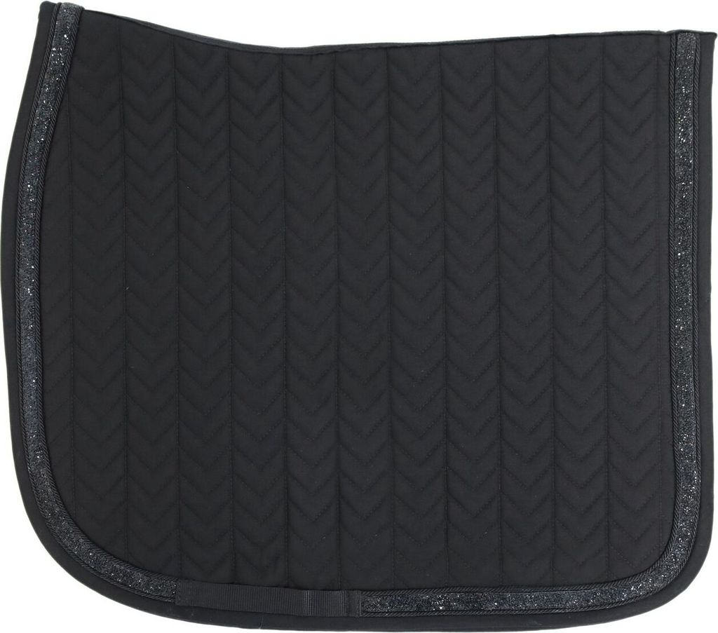 Kentucky Horsewear Springschabracke Glitter Stone Sattelunterlage Schwarz Full