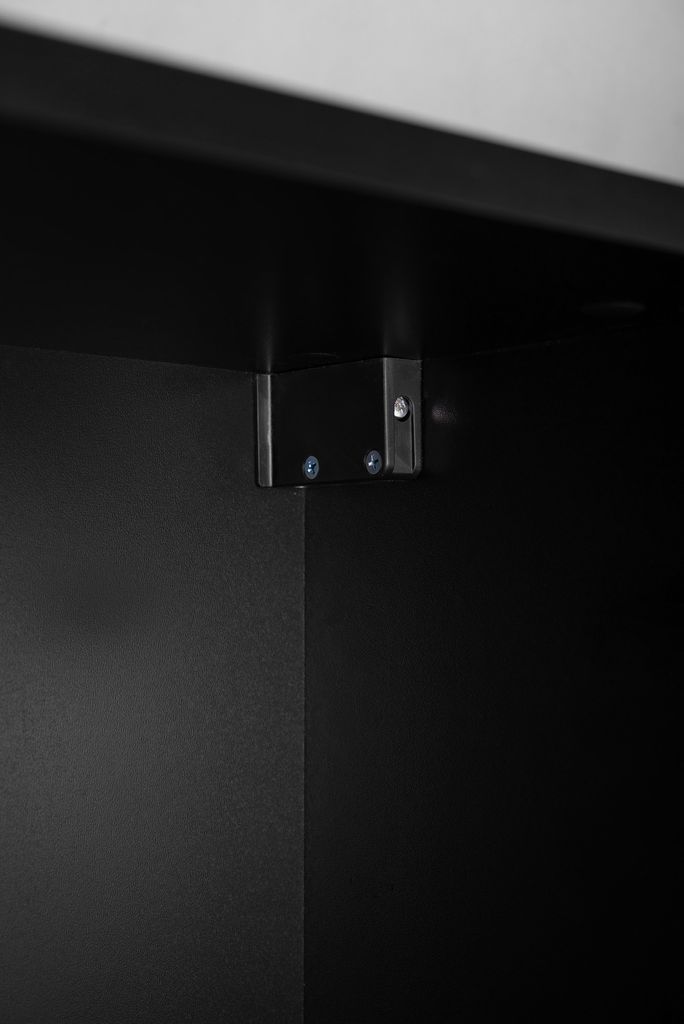 RODAN | Badmöbel | Schwarz Matt | B/H/T ca. 35/136/27 cm | Produktbild 12