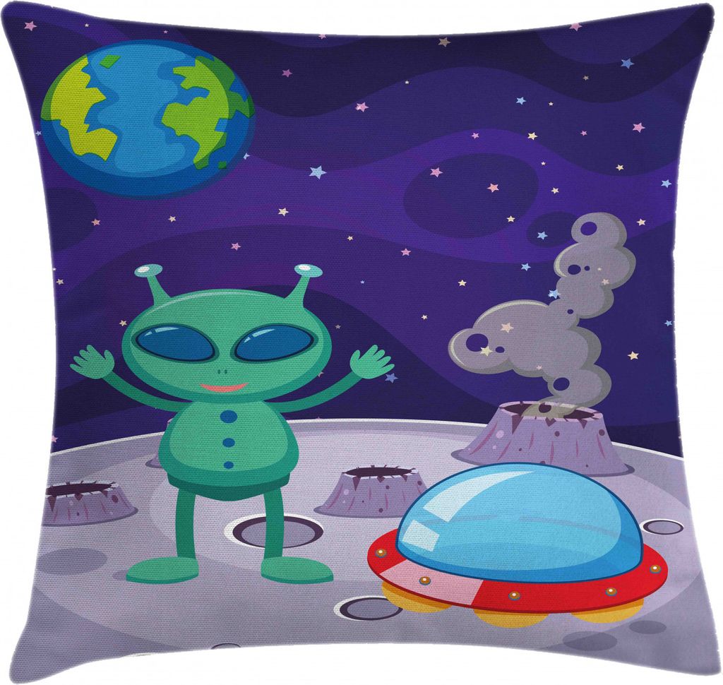 ABAKUHAUS Ausländer Kissenbezug, Vertikal-Shot Raumeinstellung, Waschbar mit Reißverschluss Kissenhülle mit Farbfesten Klaren Farben Beidseitige...